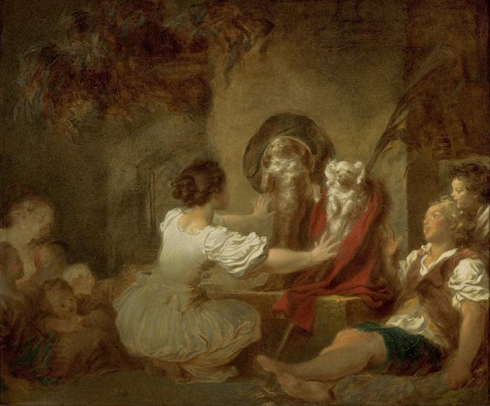 Jean-Honore Fragonard Education is Everything China oil painting art